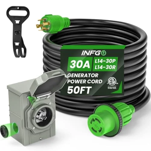 30 A Generator Cord Kit — 50 ft